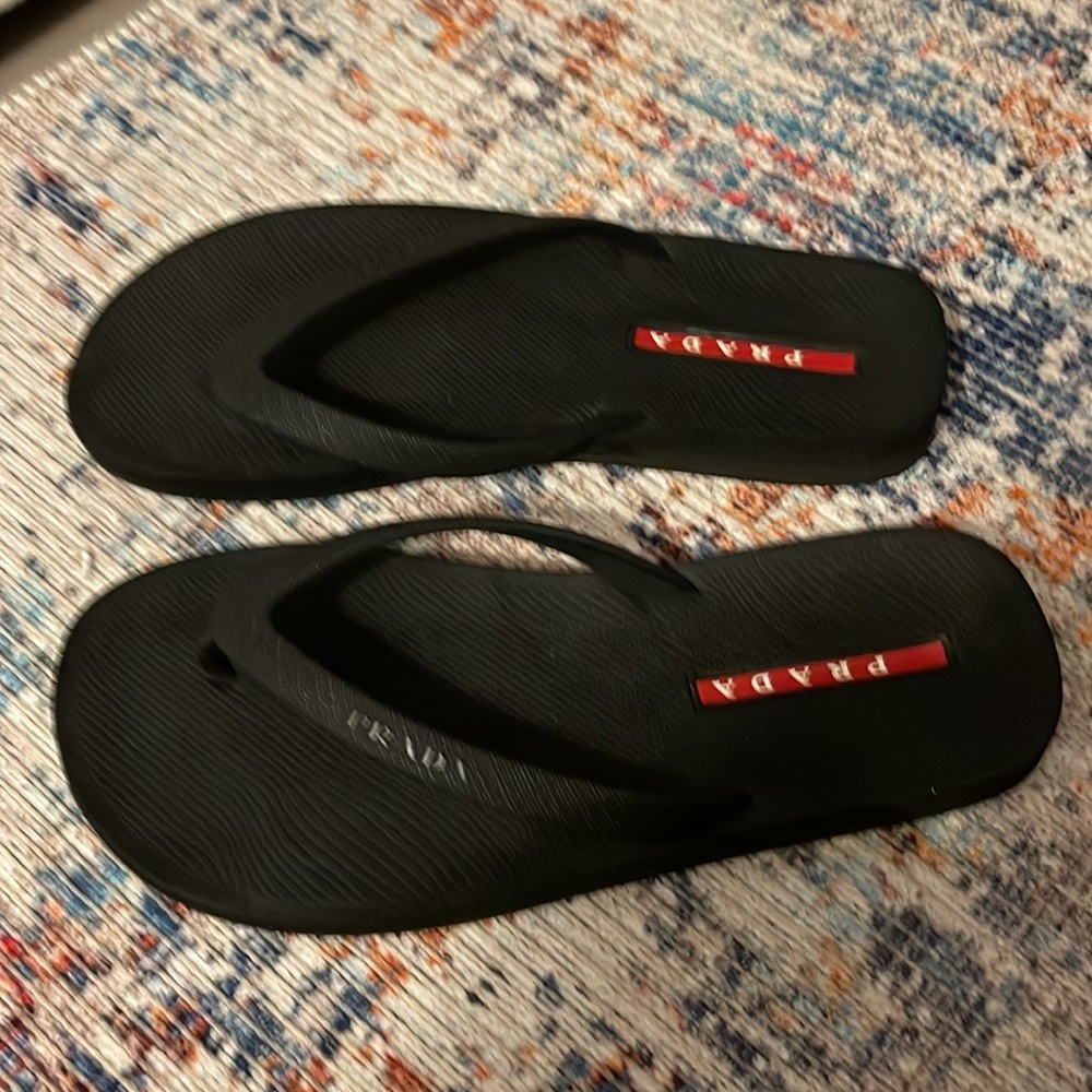 Authentic Prada flip flops. - Picture 5 of 8